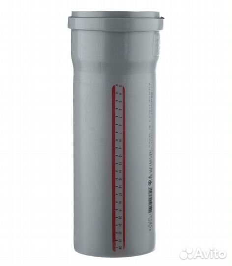 Труба канализационная d110x250 мм пластиковая для