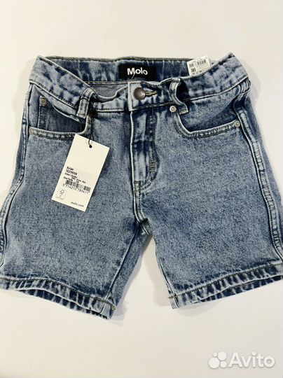 Новые джинсовые шорты Molo 128