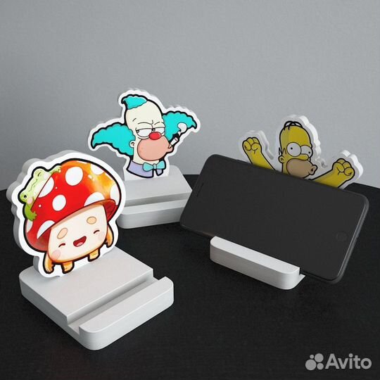 Подставка Держатель телефона из дерева