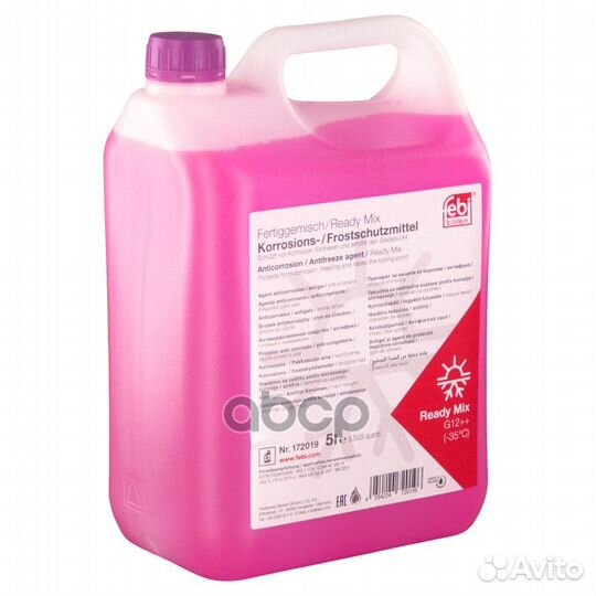Антифриз febi G12++ готовый -35 фиолетовый 5 л