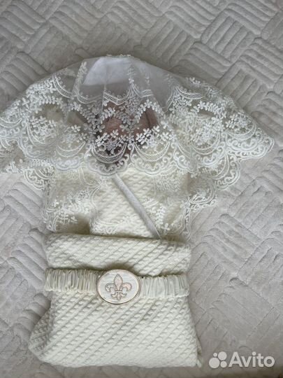 Одеяло-конверт на выписку зимний