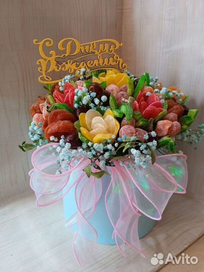 Букет в корзине