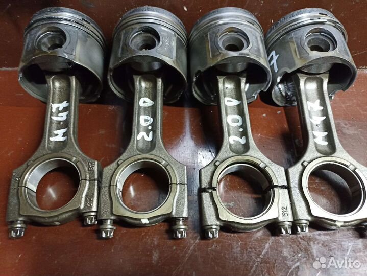 Поршень с шатуном Bmw 3 E46 M47 2004