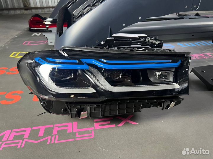 Обвес BMW G30 M пакет рестайлинг под окрас