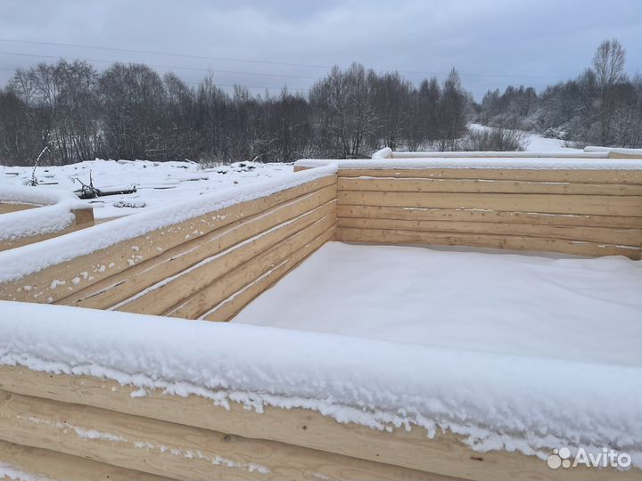 Сруб бани 6*4