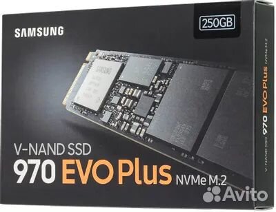 SSD накопитель Samsung 970 EVO Plus MZ-V7S250BW 25