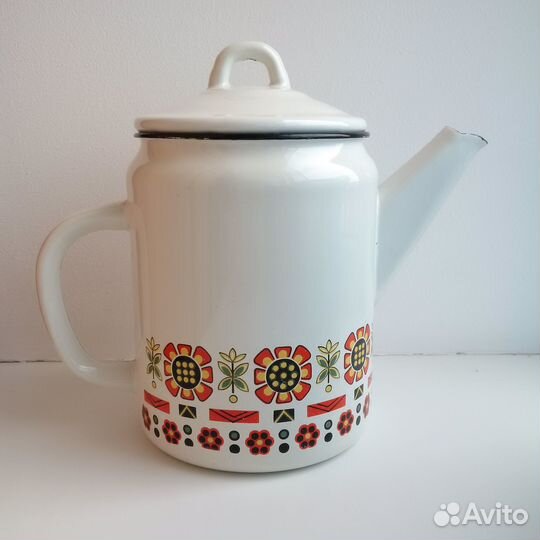 Чайник эмалированный СССР