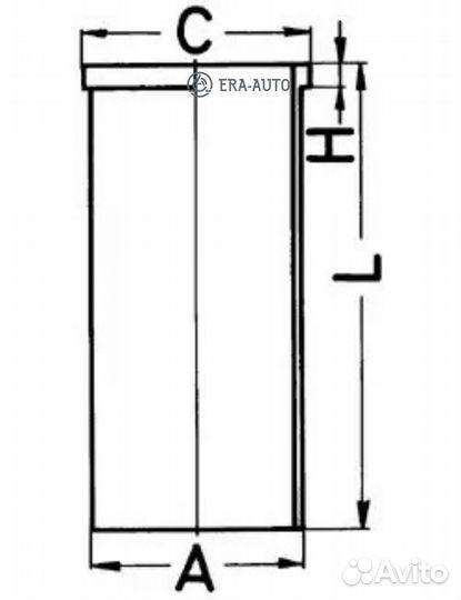 Kolbenschmidt 89434190 Гильза d79.50 STD