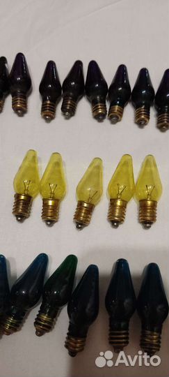 Лампочки для ёлочной гирлянды СССР