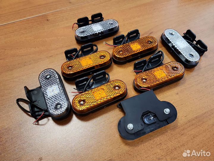 Фонари К-кт 10 шт габарита 12/24в арт.4381