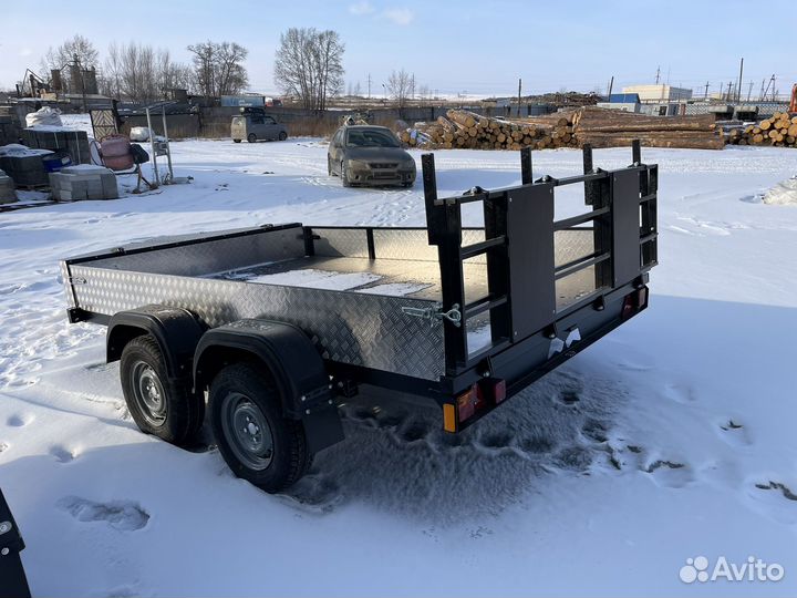 Яр прицеп 2/3 метра с рундуком