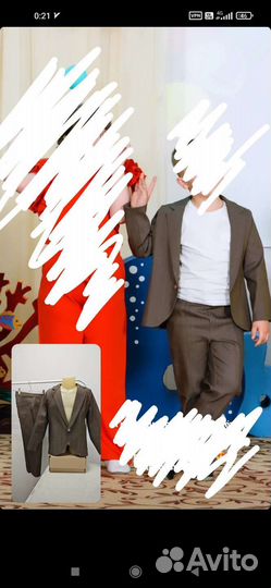 Костюм на выпускной для мальчика 134