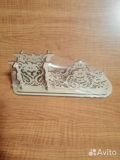 Деревянная заготовка, подставка для ручек и бумаг