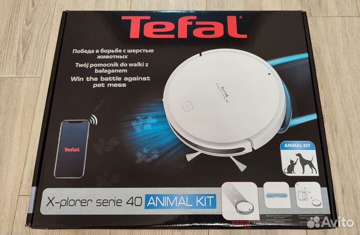 Робот-пылесос Tefal X-Plorer Serie 40 rg7267wh