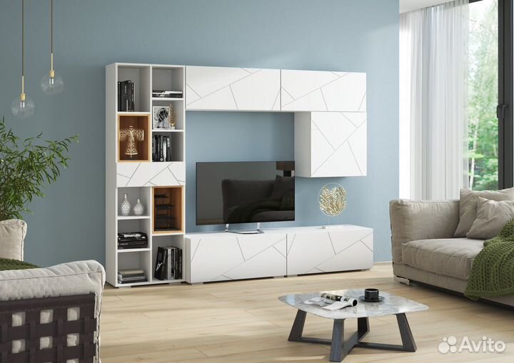 Стенка в гостиную Гранж 3 (модульная)