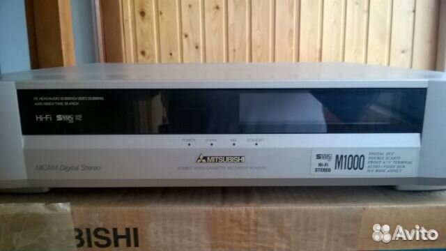 Видеомагнитофон S-VHS mitsubishi HS-M1000(B)