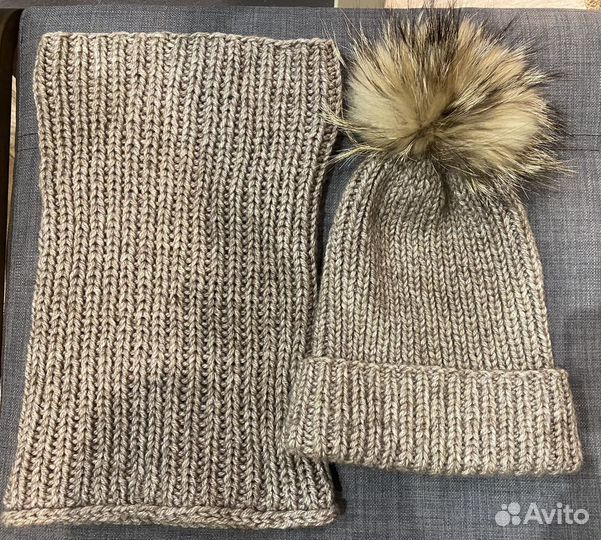 Снуд и шапка р, 55-58