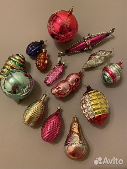 Елочные игрушки СССР
