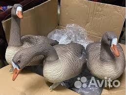 Плавающие чучела гусей softplast 3d