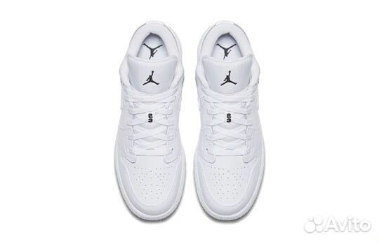 Мужские кроссовки Air Jordan 1 Low 'White Black'