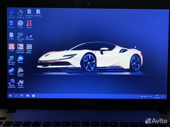 Игровой ноутбук asus
