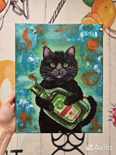 Картина кот 