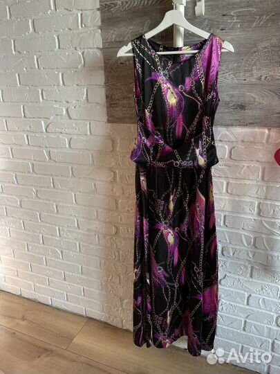Платье длинное Glanse (M) атласное