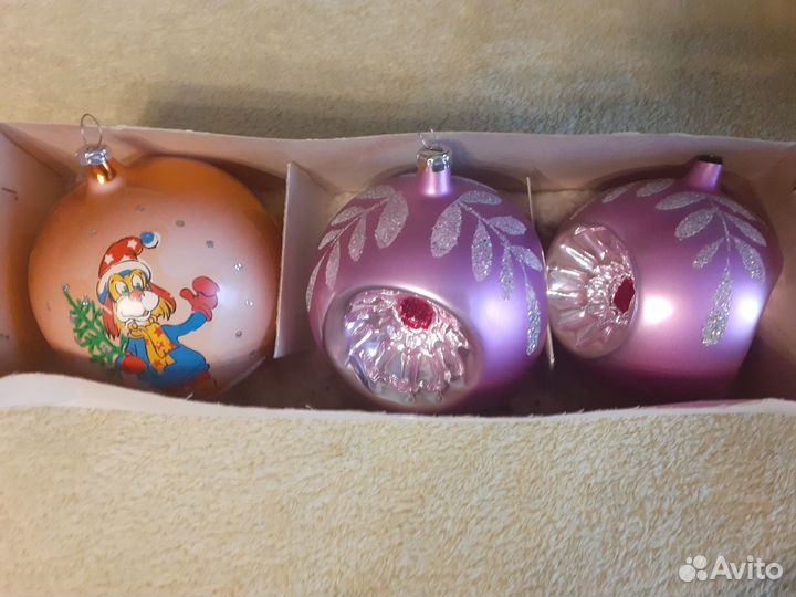 Елочные новогодние игрушки СССР советские