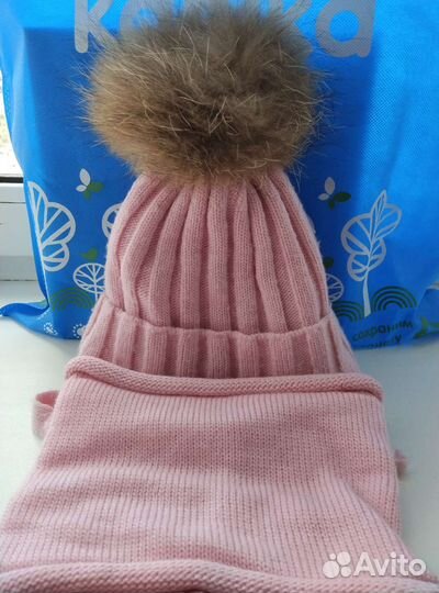 Шапка и снуд для девочки