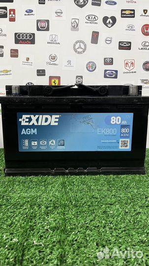 Аккумулятор автомобильный гельевый Exide 80Ah