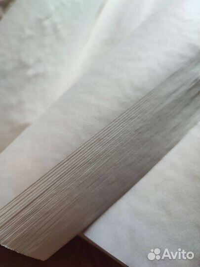 Бумага папиросная 10листов белая