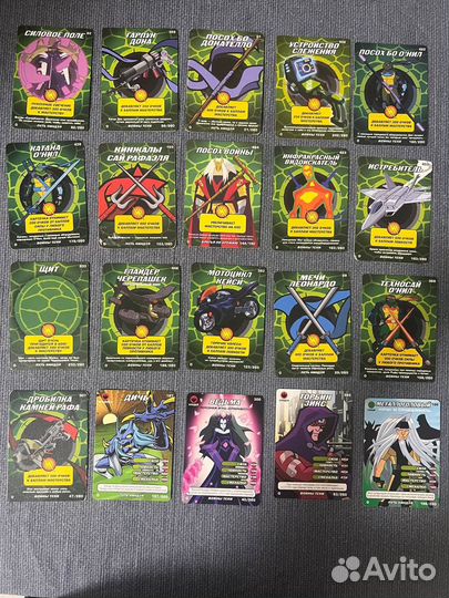 Карточки черепашки ниндзя