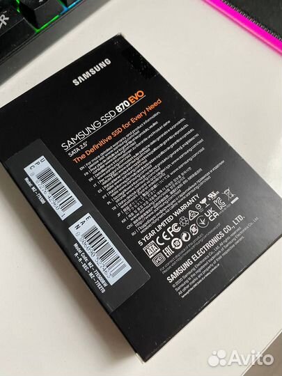 SSD диск samsung 870 evo 500 GB