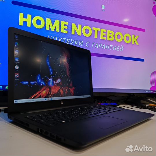 Тонкий ноутбук HP DDR4 6GB SSD256GB двевидеокарты