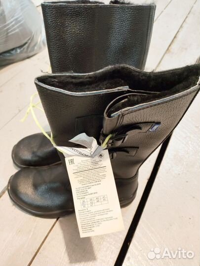 Сапоги зимние кожа, валенки, сварочная роба зима