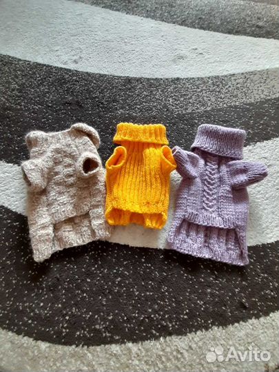 Вязаная одежда для животных