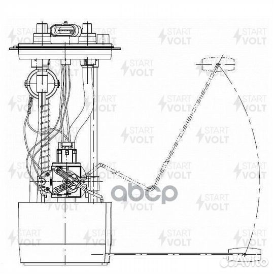 Модуль топливного насоса для а/м газ с дв. Chry