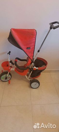 Детский велосипед с ручкой