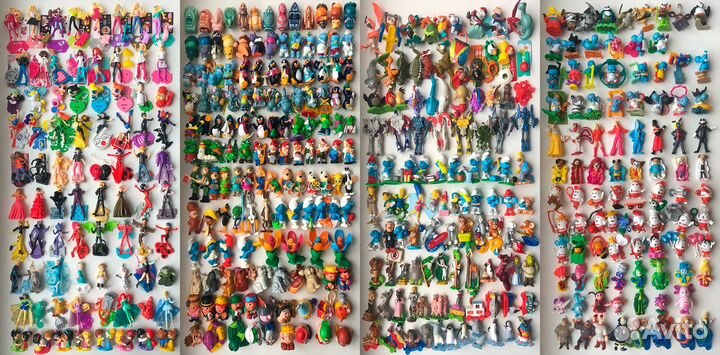 Киндеры единицы, коллекции 90-е и новые