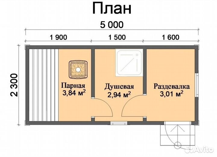 Каркасная баня