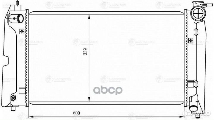 Радиатор охл. для а/м Geely Emgrand EC7 (09) L