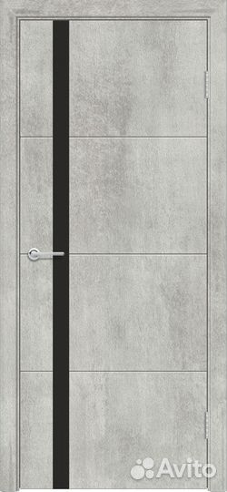 Двери межкомнатные М58 светлый бетон