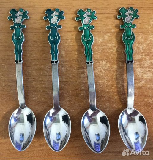 Серебряные детские ложки 