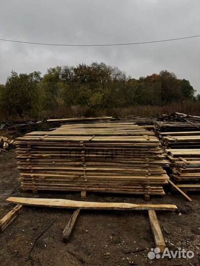 Необрезная доска липа 20мм