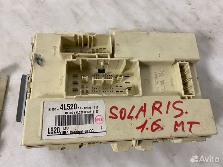 Блок предохранителей Hyundai solaris 1