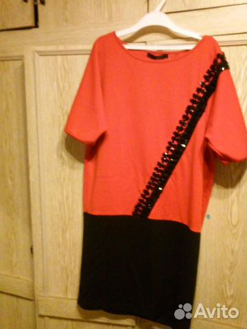 Трикотажное платье новое