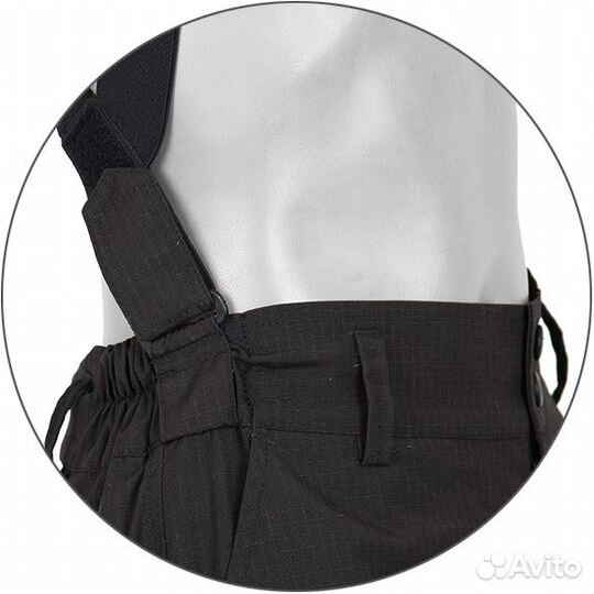 Брюки SAS с подстежкой Primaloft черные