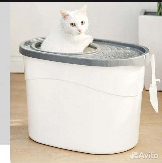 Кошачий лоток закрытый