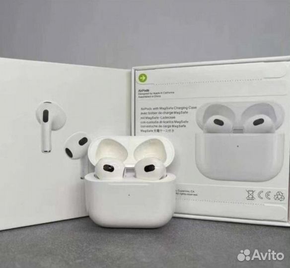 Беспроводные наушники apple airpods премиум