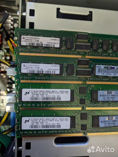 Комплект для сервера Xeon i4, 3GB DDR, ASR-2120S